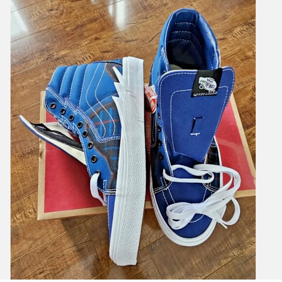 VANS Sk8-Hi BOLT Big Reveal Shoes CLASSIC NAVY Sz US 11.5 Men/ 13 Women - Picture 3 of 7